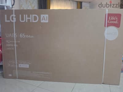 LG UA85 65", AI processor HDR10 Pro, WebOS، Magic remote