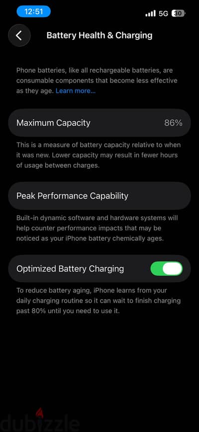 Apple - iPhone 14 ايفون ١٤ كسر زيرو بطارية ٨٦