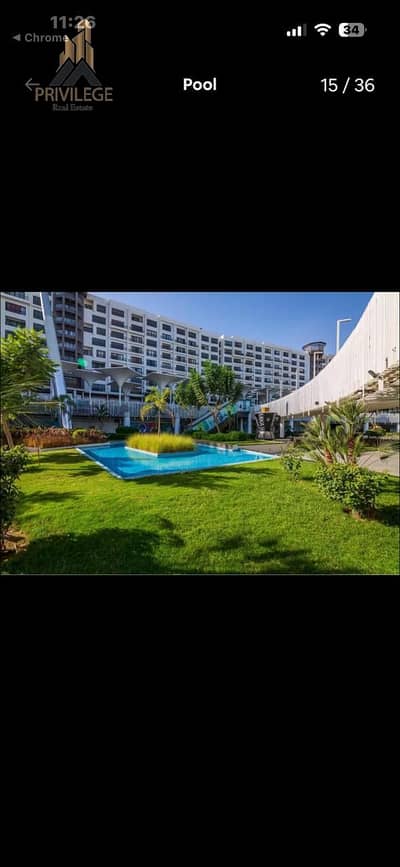 ٢ غرف النوم ١٤٥ متر شقة للايجار ٦٠٬٠٠٠ جنيه في Porto New Cairo - Nyoum Compound, 5th Settlement
