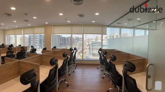Unique administrative headquarters 150m air-conditioned for rent in the strongest business complex at Trivium Square, Fifth Settlement