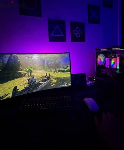 شاشه Samsung odyssey g5 2k 144 hz  في حاله ممتازه