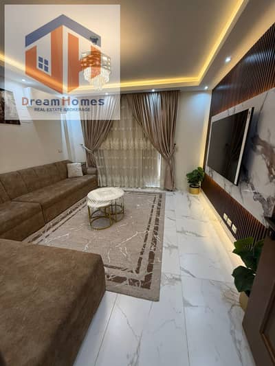 Apartment for sale in Madinaty, B11, with ultra super lux finishing, directly next to the Strip Mall. Sold including the kitchen.
