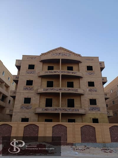 Apartment for sale in the Greek neighborhood 13 block 81 semi-finished second with a balcony area of 170 meters 10th of Ramadan