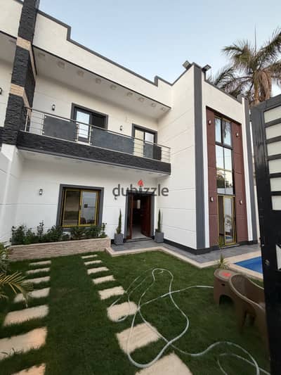 Luxury villa with swimming pool for sale in King Mariout | Alexandria •
