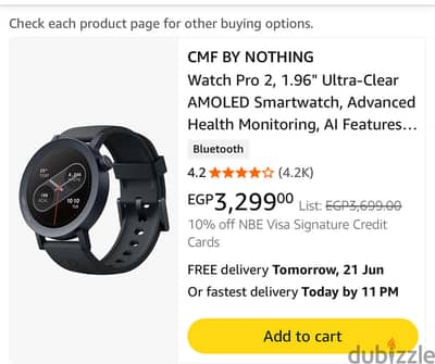 Smart watch CMF watch bro 2