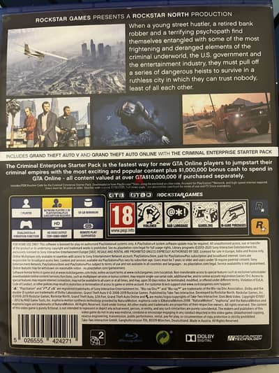 Gta v premium edition ps4 زي الجديدة