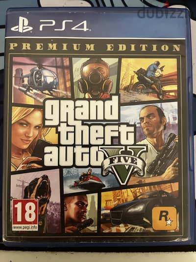 Gta v premium edition ps4 زي الجديدة