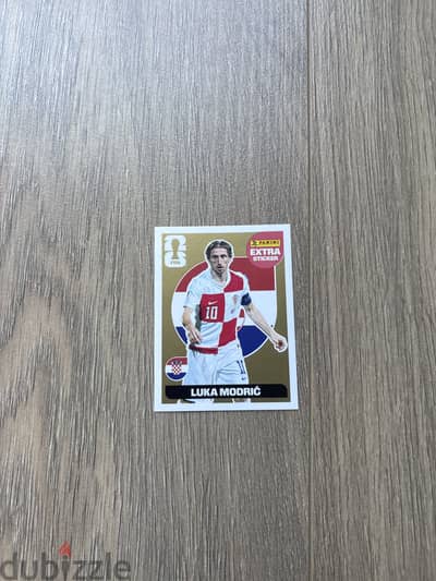 Modric gold card panini WC 2026