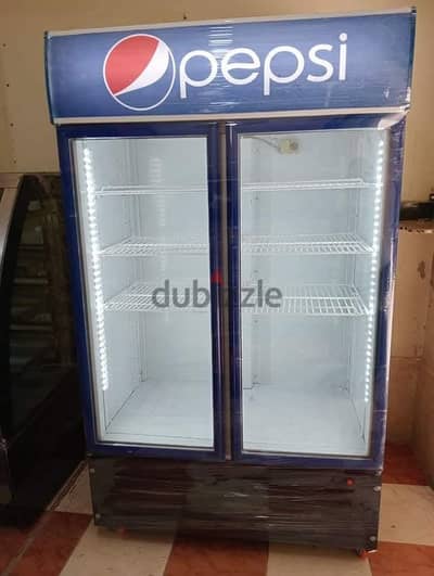 ثلاجة عرض 2 باب جامبوو بحالة الزيروو