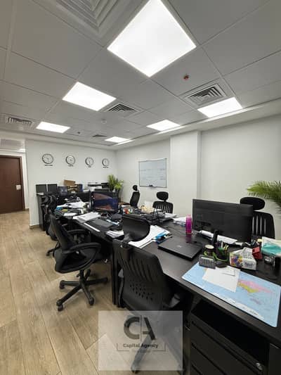 office for rent 96sqm, fully finished with air conditioning, in Cairo Festival City, Fifth Settlement
