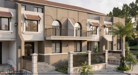 BUA: 360m2  4-Level townhouse in a Family residential compound