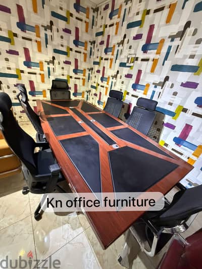 ترابيزه اجتماعات 240 سم دهانات من شركة kn office furniture