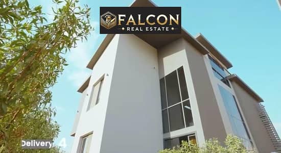 Two-bedroom master bedroom corner apartment with a sea view, in the most distinguished and best layout in the compound, available in installments over