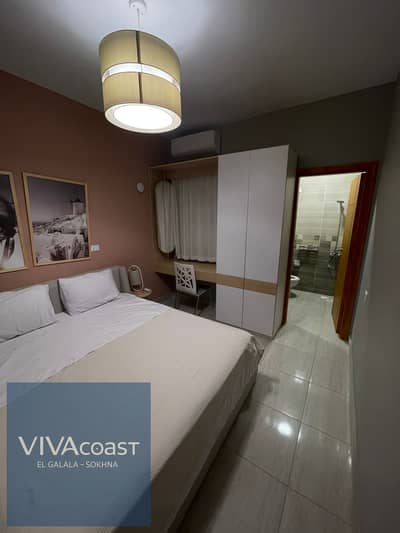 Ready Chalet for Immediate Delivery in Ain Sokhna – 115 SQM – Prime First Row with Full Sea View – Fully Finished – VIVA Coast, El Galala
