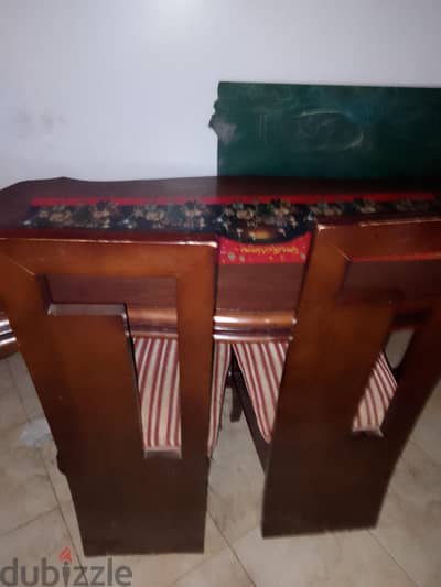 ترابيزه سفره+6كراسي