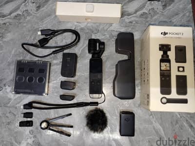 DJI Osmo Pocket 2 Creator Combo + Wireless Mic & Freewell Filters