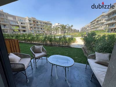 Elite  Furnished Apartment For Rent in Sodic Villette Compound -New Cairo - prime view with private garden