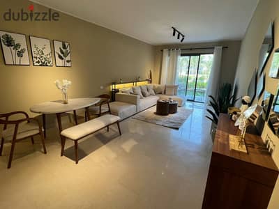 Elite  Furnished Apartment For Rent in Sodic Villette Compound -New Cairo - prime view with private garden
