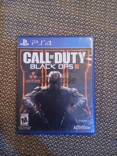call of duty black ops 3 مستعمله بحاله ممتازه