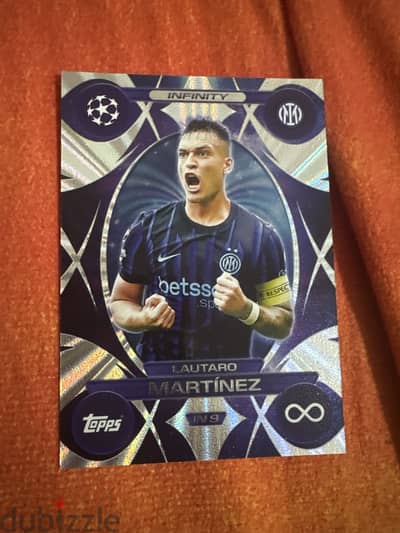 topps match attax Lautaro Martinez infinity card