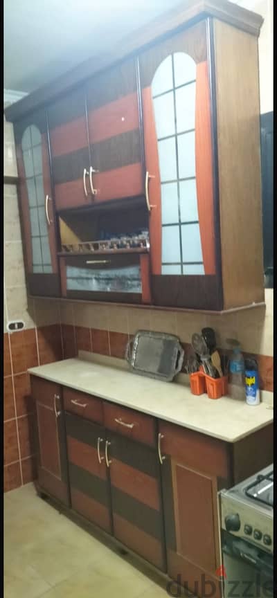 مطبخ قطعتين ١٦٠ سم كسر زيرو لم يستعمل بالرخامه جديده
