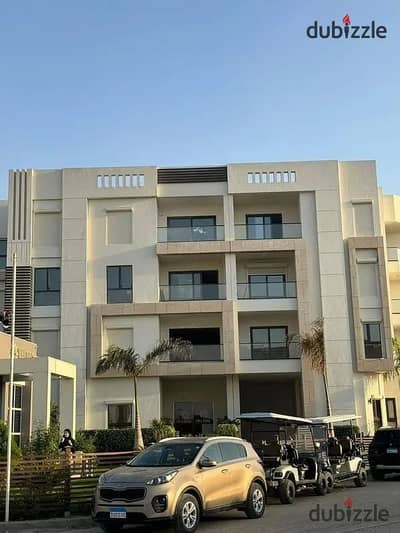 Apartment for sale fully finished with air conditioners and kitchen in the best location in El Shorouk in front of Bahri City on a double view
