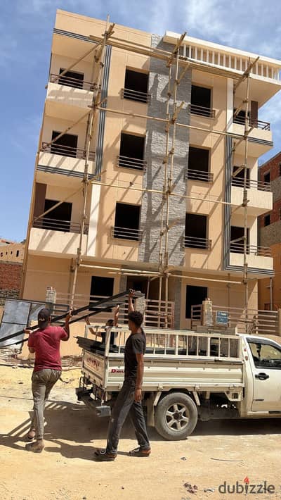 Two apartments for sale in Badr City's Prime District, 1st & 3rd floors, near Al Ain Mall and Suez Road in Badr's best location today. Act now today!!