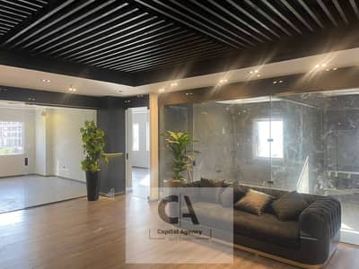 Office space for rent, 530 sq m, in a prime office building on 90th Street - finished with air conditioning - Fifth Settlement