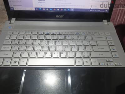 لاب توب ايسر كور  فايف هارد 500+هارد اكسترنل 80