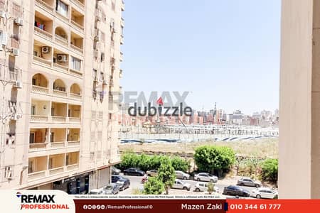 فيو مفتوح شقة للايجار 130 م سموحة