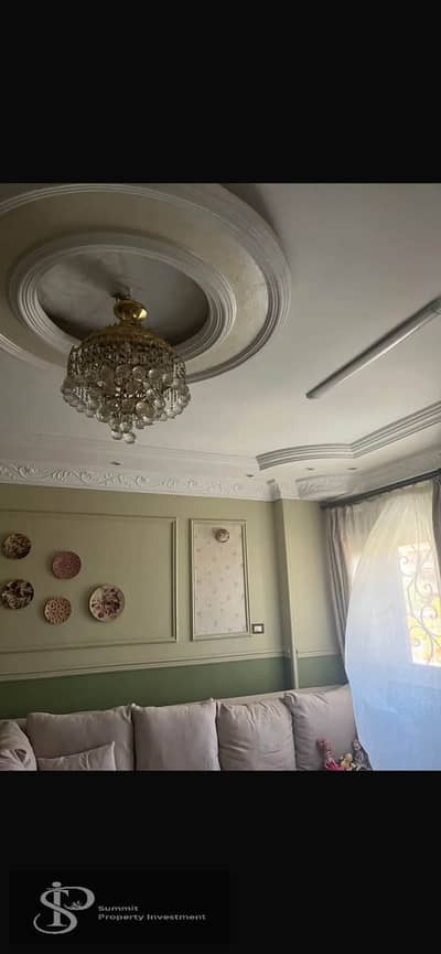 Apartment for sale in neighborhood 28 first upper floor area 150 meters super lux finishing Al-‘Ashir min Ramadhan