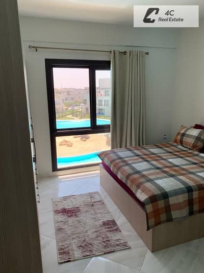 Lowest price for quick sale Chalet in Garden Resale Blanca 2 North Coast Lagoon View with a distinctive layout ready for viewing and handover