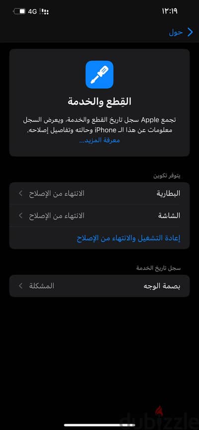 آبل - آيفون 12 برو ماكس شريحتين بطاريه١٠٠٪؜ جديده مغير شاشه وظهر فاصل