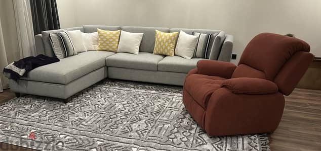 L shape sofa