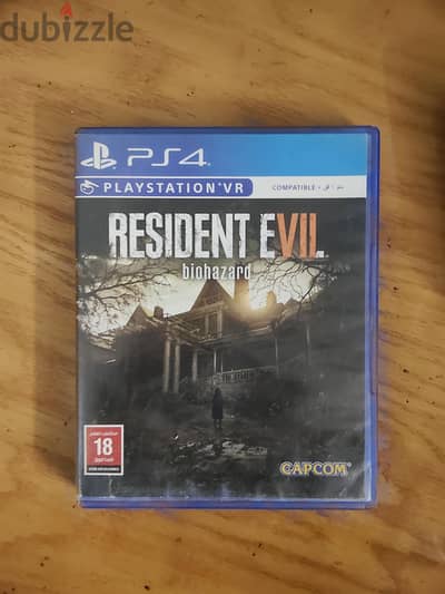 شريط Resident Evil 7 Biohazard لـ PS4 (يدعم الـ VR) - بحالة ممتازة