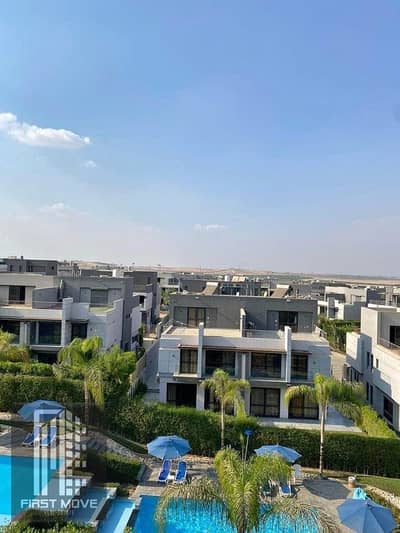 Villa  للبيع فى التجمع الخامس فى لافيستا الباتيو تاون  كمبوند فلل فقط بالتقسيط على اطول فترة سداد الفيلا برايم لوكيشن بسعر لقطة