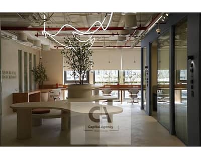 fully finished administrative office for rent with air conditioning 650 sqm, in Mivida, near Hyde Park and Sodic Eastown, Fifth Settlement