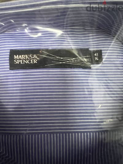قميص ماركس وسبنسر (Marks & Spencer) أصلي جديد تماماً بالتغليف والتاغ