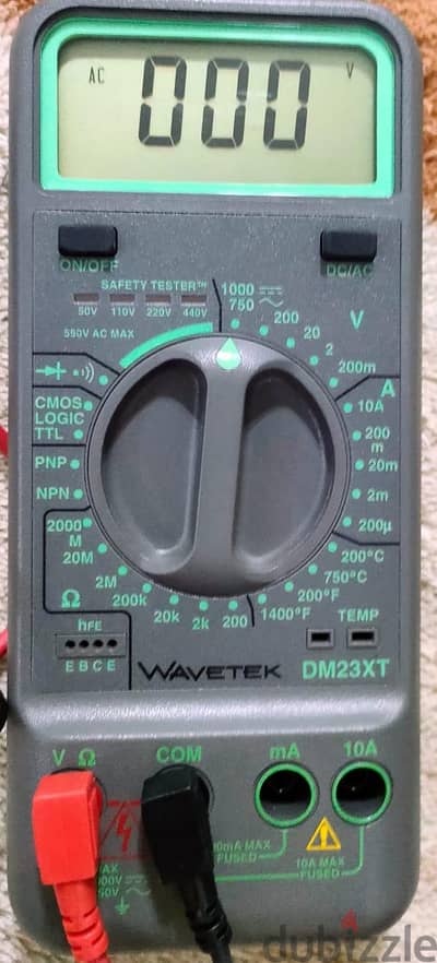 ديجيتال ملتيميتر DM23XT من wavetek