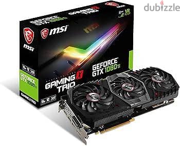 MSI gtx1080 ti 11gb GamingX TRIO