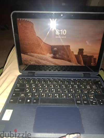 لابتوب Lenovo 500e Chromebook Gen 3  يتحول لتابليت حالة ممتازةزة
