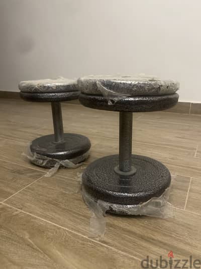 700 EGP - 2 x 20 Kg dumbell