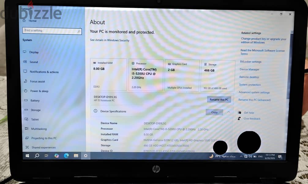 HP Notebook 15 2