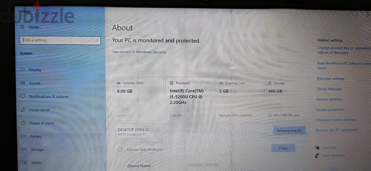 HP Notebook 15 3