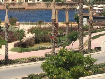 For rent, a fully furnished and air-conditioned 2-bedroom chalet in Marassi, North Coast.