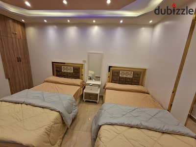 Fully furnished, air-conditioned hotel-style studio with all modern appliances, in a prime location in Nasr City on Abbas El Akkad Street and near Cit