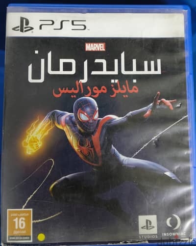 spider man miles morales PS5 CD متوفر توصيل
