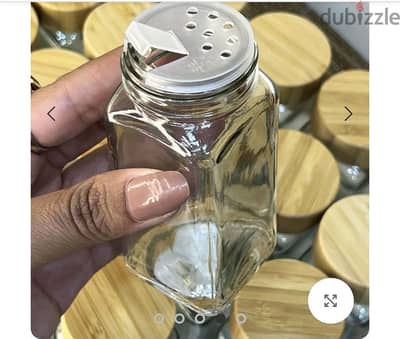 Spice Jars Set / Glass Spice Jars / طقم توابل ٢٤ قطعة