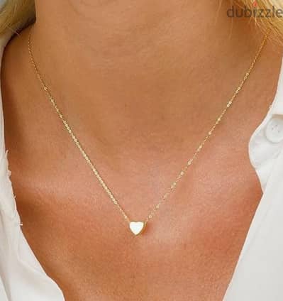 Dainty Gold Necklace for Women,قلادة ذهبية للنساء