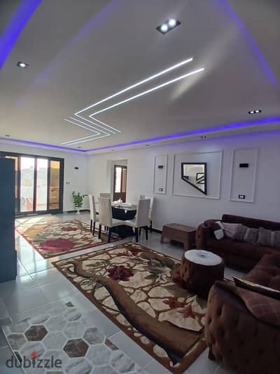 Duplex apartment, but with the price of an apartment, area 450 meters, at an incredible price, ultra-super-lux finishing, full utilities, building inside and facing